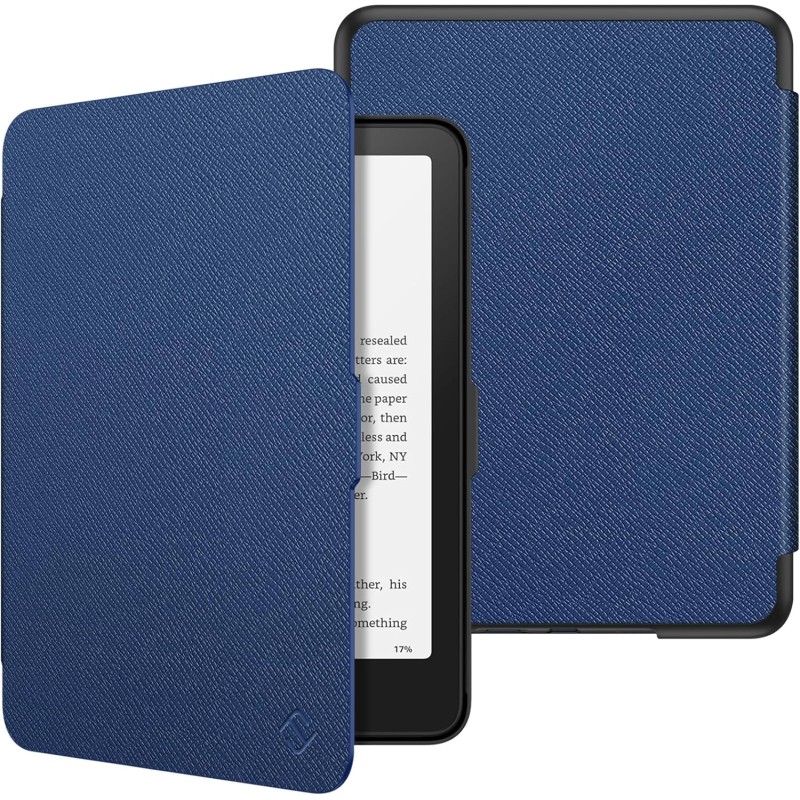 Fintie étui pour 7" kindle paperblanc (12e génération, 2024) et kindle colorsoft (1re génération, 2025/2024), coque fine et lége