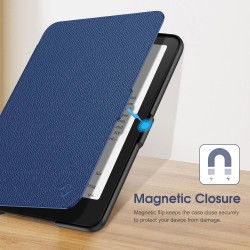 Fintie étui pour 7" kindle paperblanc (12e génération, 2024) et kindle colorsoft (1re génération, 2025/2024), coque fine et lége