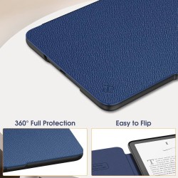 Fintie étui pour 7" kindle paperblanc (12e génération, 2024) et kindle colorsoft (1re génération, 2025/2024), coque fine et lége