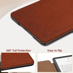 Fintie étui pour 7" kindle paperblanc (12e génération, 2024) et kindle colorsoft (1re génération, 2025/2024), coque fine et lége