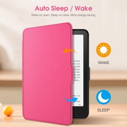 Fintie étui pour 7" kindle paperblanc (12e génération, 2024) et kindle colorsoft (1re génération, 2025/2024), coque fine et lége