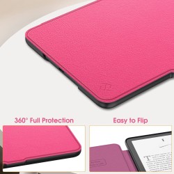 Fintie étui pour 7" kindle paperblanc (12e génération, 2024) et kindle colorsoft (1re génération, 2025/2024), coque fine et lége