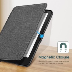 Fintie étui pour 7" kindle paperblanc (12e génération, 2024) et kindle colorsoft (1re génération, 2025/2024), coque fine et lége