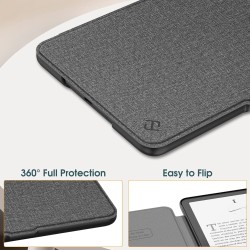 Fintie étui pour 7" kindle paperblanc (12e génération, 2024) et kindle colorsoft (1re génération, 2025/2024), coque fine et lége