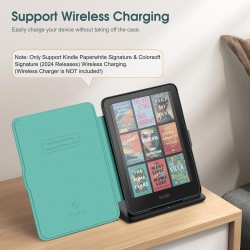 Fintie étui pour 7" kindle paperblanc (12e génération, 2024) et kindle colorsoft (1re génération, 2025/2024), coque fine et lége