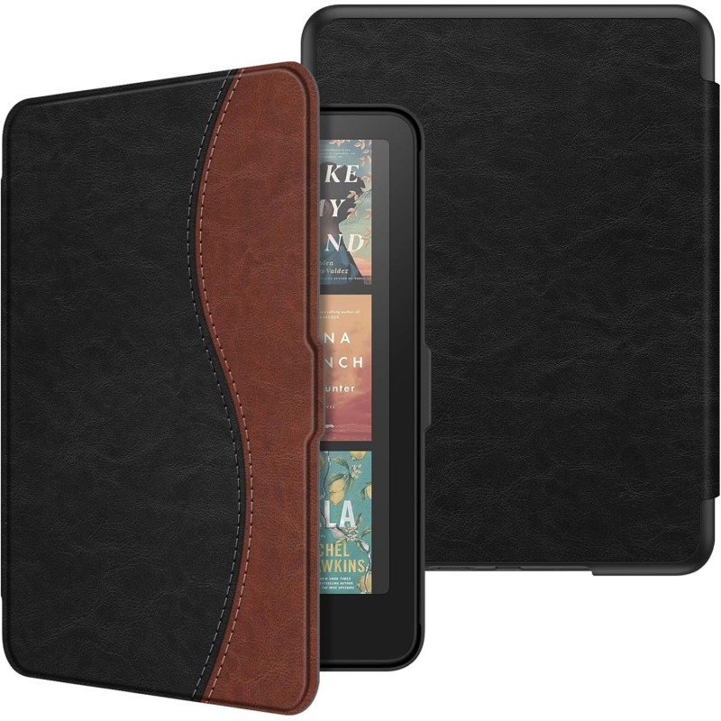 Fintie étui pour 7" kindle paperblanc (12e génération, 2024) et kindle colorsoft (1re génération, 2025/2024), coque fine et lége