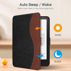 Fintie étui pour 7" kindle paperblanc (12e génération, 2024) et kindle colorsoft (1re génération, 2025/2024), coque fine et lége
