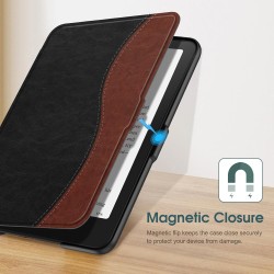 Fintie étui pour 7" kindle paperblanc (12e génération, 2024) et kindle colorsoft (1re génération, 2025/2024), coque fine et lége