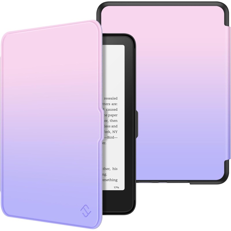 Fintie étui pour 7" kindle paperblanc (12e génération, 2024) et kindle colorsoft (1re génération, 2025/2024), coque fine et lége