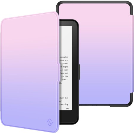 Fintie étui pour 7" kindle paperblanc (12e génération, 2024) et kindle colorsoft (1re génération, 2025/2024), coque fine et lége
