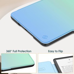 Fintie étui pour 7" kindle paperblanc (12e génération, 2024) et kindle colorsoft (1re génération, 2025/2024), coque fine et lége