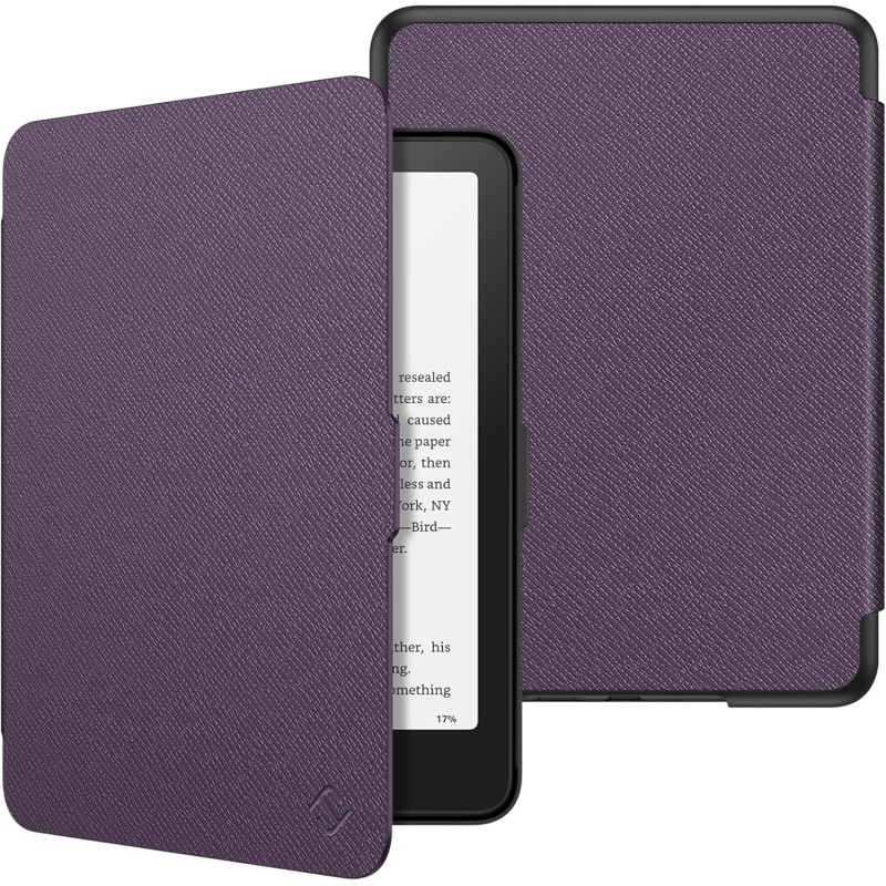 Fintie étui pour 7" kindle paperblanc (12e génération, 2024) et kindle colorsoft (1re génération, 2025/2024), coque fine et lége
