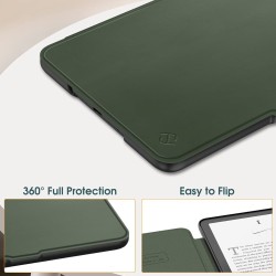 Fintie étui pour 7" kindle paperblanc (12e génération, 2024) et kindle colorsoft (1re génération, 2025/2024), coque fine et lége