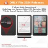 Fintie étui pour 7" kindle paperblanc (12e génération, 2024) et kindle colorsoft (1re génération, 2025/2024), coque fine et lége