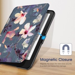 Fintie étui pour 7" kindle paperblanc (12e génération, 2024) et kindle colorsoft (1re génération, 2025/2024), coque fine et lége