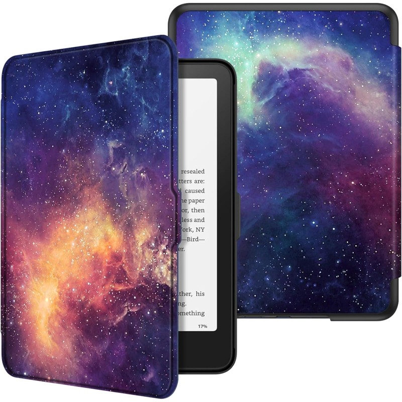 Fintie étui pour 7" kindle paperblanc (12e génération, 2024) et kindle colorsoft (1re génération, 2025/2024), coque fine et lége