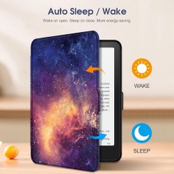 Fintie étui pour 7" kindle paperblanc (12e génération, 2024) et kindle colorsoft (1re génération, 2025/2024), coque fine et lége