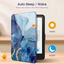 Fintie étui pour 7" kindle paperblanc (12e génération, 2024) et kindle colorsoft (1re génération, 2025/2024), coque fine et lége