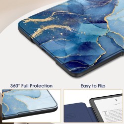 Fintie étui pour 7" kindle paperblanc (12e génération, 2024) et kindle colorsoft (1re génération, 2025/2024), coque fine et lége