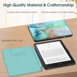 Fintie étui pour 7" kindle paperblanc (12e génération, 2024) et kindle colorsoft (1re génération, 2025/2024), coque fine et lége