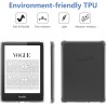 Tqq étui pour kindle paperblanc 7" (12ème génération - 2024) et kindle colorsoft signature edition, coque de protection en tpu u