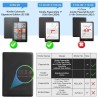 Tqq étui pour kindle paperblanc 7" (12ème génération - 2024) et kindle colorsoft signature edition, coque de protection en tpu u