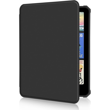 Tqq étui pour 7" kindle paperblanc et kindle colorsoft signature edition (modèle 2024 uniquement), protection complète, léger et
