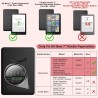 Tqq étui pour 7" kindle paperblanc et kindle colorsoft signature edition (modèle 2024 uniquement), protection complète, léger et