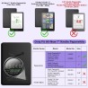 Tqq étui pour 7" kindle paperblanc et kindle colorsoft signature edition (modèle 2024 uniquement), protection complète, léger et