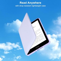 Tqq étui pour 7" kindle paperblanc et kindle colorsoft signature edition (modèle 2024 uniquement), protection complète, léger et