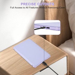 Tqq étui pour 7" kindle paperblanc et kindle colorsoft signature edition (modèle 2024 uniquement), protection complète, léger et
