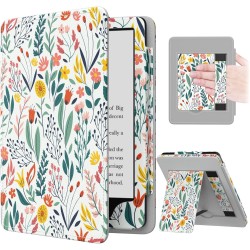 Moko étui compatible avec 7"/6,8 pouces kindle paperblanc(12e gén. 2024/11e gén. 2021), coque de protection avec dragonne, auto 