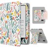 Moko étui compatible avec 7"/6,8 pouces kindle paperblanc(12e gén. 2024/11e gén. 2021), coque de protection avec dragonne, auto 