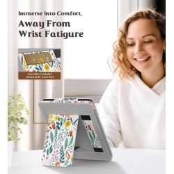 Moko étui compatible avec 7"/6,8 pouces kindle paperblanc(12e gén. 2024/11e gén. 2021), coque de protection avec dragonne, auto 