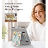 Moko étui compatible avec 7"/6,8 pouces kindle paperblanc(12e gén. 2024/11e gén. 2021), coque de protection avec dragonne, auto 