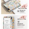 Moko étui compatible avec 7"/6,8 pouces kindle paperblanc(12e gén. 2024/11e gén. 2021), coque de protection avec dragonne, auto 