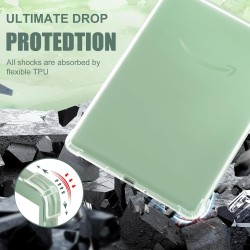 CoBak Étui pour Kindle - Étui Transparent pour Le 6" Nouveau Kindle 11e génération 2024 (Modèle RS23CV) / 2022 (Modèle C2V2L3) -