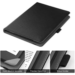 Etui universel pour tout le 6" paperwhite ereaders, folio stand coque housse avec dragonne compatible avec kindle 2022/kindle pa
