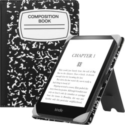 Etui universel pour tout le 6" paperblanc ereaders, folio stand coque housse avec dragonne compatible avec kindle 2022/kindle pa