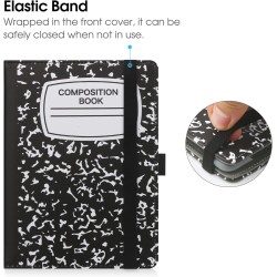 Etui universel pour tout le 6" paperblanc ereaders, folio stand coque housse avec dragonne compatible avec kindle 2022/kindle pa
