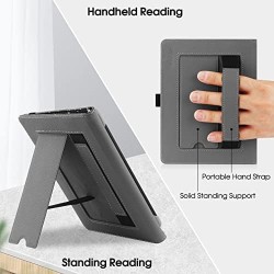 Etui universel pour tout le 6" paperblanc ereaders, folio stand coque housse avec dragonne compatible avec kindle 2022/kindle pa