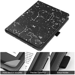 Etui universel pour tout le 6" paperblanc ereaders, folio stand coque housse avec dragonne compatible avec kindle 2022/kindle pa