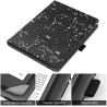 Etui universel pour tout le 6" paperblanc ereaders, folio stand coque housse avec dragonne compatible avec kindle 2022/kindle pa