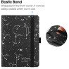 Etui universel pour tout le 6" paperblanc ereaders, folio stand coque housse avec dragonne compatible avec kindle 2022/kindle pa