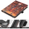 Etui universel pour tout le 6" paperblanc ereaders, folio stand coque housse avec dragonne compatible avec kindle 2022/kindle pa