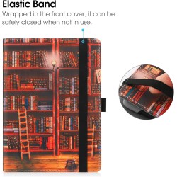 Etui universel pour tout le 6" paperblanc ereaders, folio stand coque housse avec dragonne compatible avec kindle 2022/kindle pa