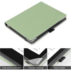 Etui universel pour tout le 6" ereaders, folio stand coque housse avec dragonne compatible avec paperblanc/kobo/tolino/pocketook