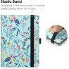 Etui universel pour tout le 6" ereaders, folio stand coque housse avec dragonne compatible avec paperblanc/kobo/tolino/pocketook