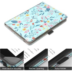 Etui universel pour tout le 6" ereaders, folio stand coque housse avec dragonne compatible avec paperblanc/kobo/tolino/pocketook