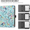 Etui universel pour tout le 6" ereaders, folio stand coque housse avec dragonne compatible avec paperblanc/kobo/tolino/pocketook